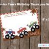 Monster Truck Birthday, Printable Party decor set, Monster trucks, big trucks, Birthday printable set, personalized - Image 8