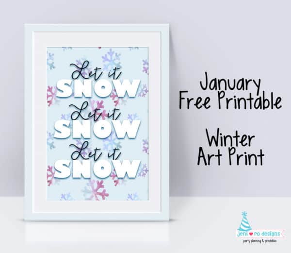 A year of freebies in 2023! Get the January free printable