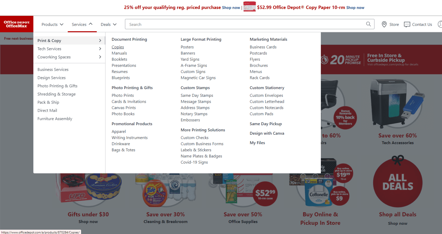 How to upload printables to print with Office Depot