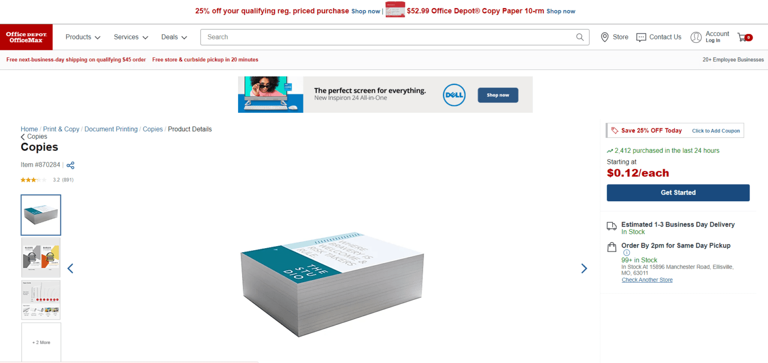 How to upload printables to print with Office Depot