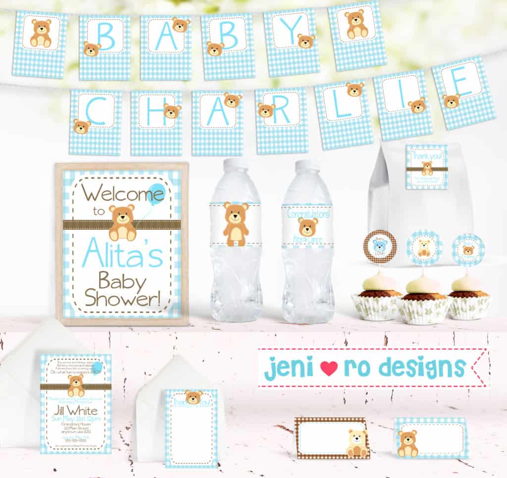 baby shower party printables