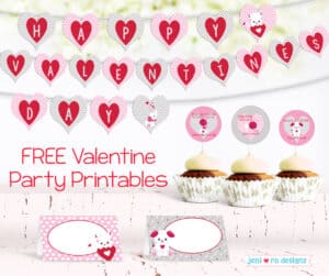 Valentine's Party Printables to sweeten your kiddo's party!